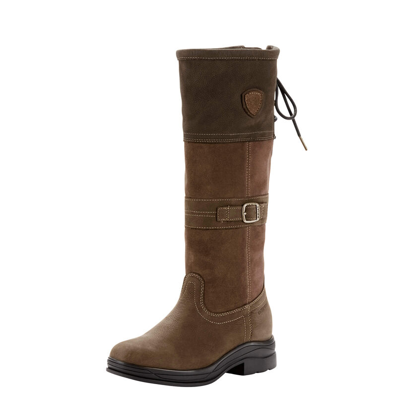 Ariat Langdale Waterproof - Naisten TummanRuskea Ratsastussaappaat ( ILEOAP-081 )